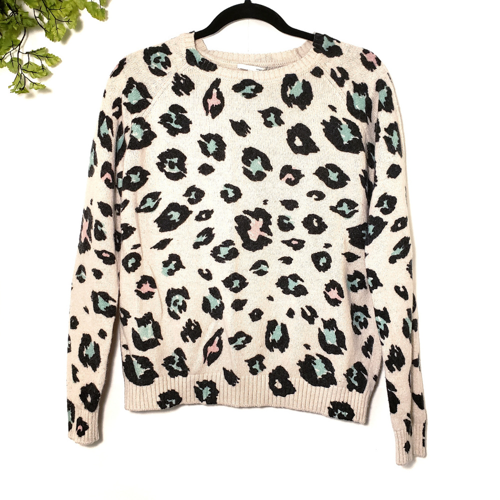 FOREVER 21 Animal print Sweater Sz L